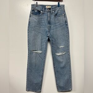 NWT Madewell The Perfect Vintage Straight Jean Size 27